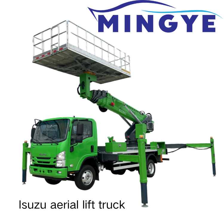  Isuzu aerial lift truck